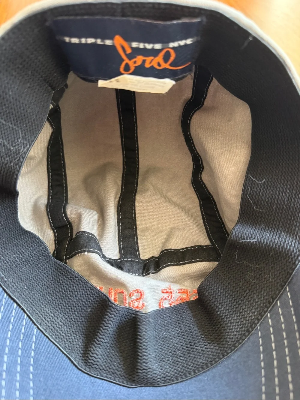 **RARE VINTAGE ** Original  90s 555 Soul Brooklyn Embroidered Gray Fitted Cap